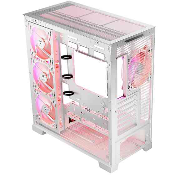 Корпус Modecom VOLCANO SPACE APEX ARGB 4x140mm fans MIDI USB 3.0x2+TYPE-C WHITE без БЖ ATX Вінниця