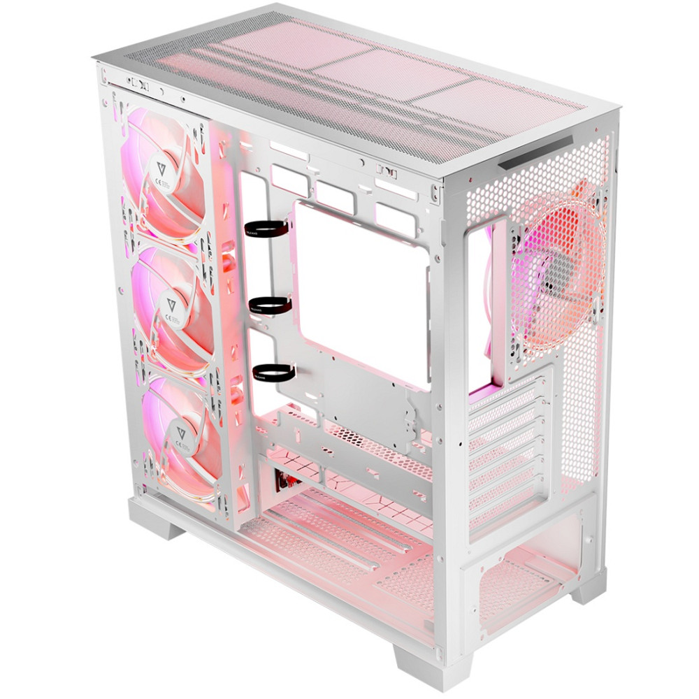 Корпус Modecom VOLCANO SPACE APEX ARGB 4x140mm fans MIDI USB 3.0x2+TYPE-C WHITE без БЖ ATX Вінниця - фото 6