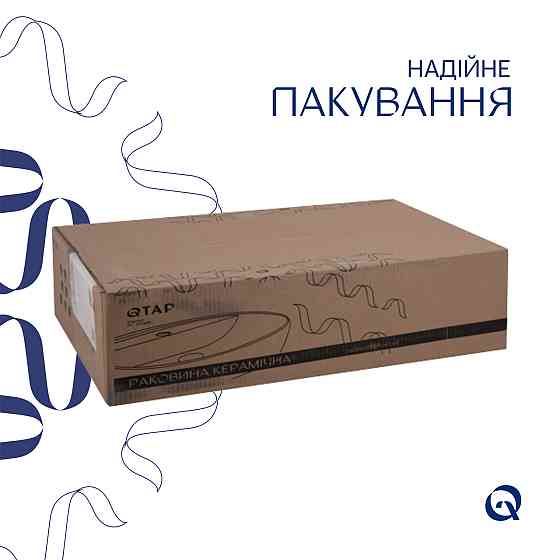 Раковина Qtap Scorpio 615х390х150 White QT1411K491WN Київ