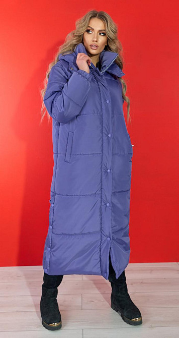 Тепле довге пальто (44) Київ - фото 1