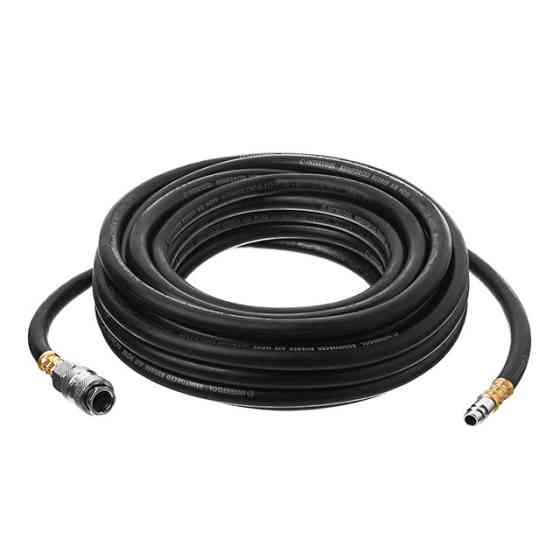 Шланг гумовий повітряний, армований, до 20 атм, 6×13 мм, 10 м, зі швидкороз'ємними з'єднаннями, STORM INTERTOOL PT-1720 Киев