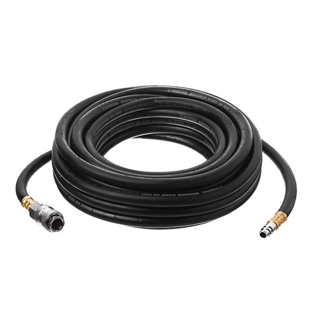 Шланг гумовий повітряний, армований, до 20 атм, 6×13 мм, 10 м, зі швидкороз'ємними з'єднаннями, STORM INTERTOOL PT-1720 Киев - изображение 3