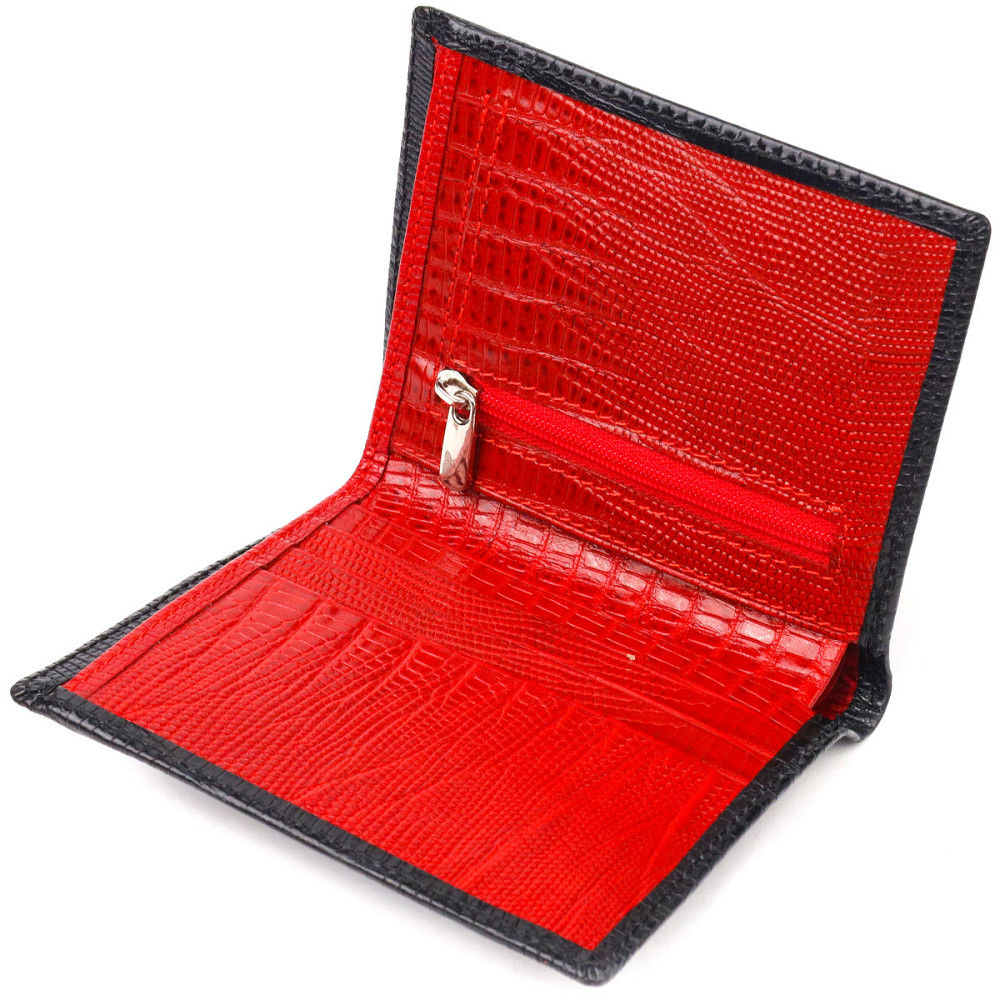 Мужское портмоне из натуральной фактурной кожи CANPELLINI 21501 Черное Киев - изображение 6