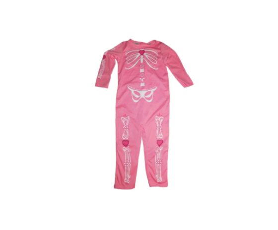 Костюм для Хелловін для дівчинки Скелет рожевий 2-4 (98-104 см) Київ