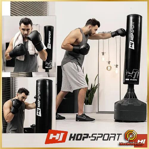 Боксерський мішок для підлоги підлоговий груша для боксу та кікбоксингу тренажер для дому та спортзалу Київ - фото 1