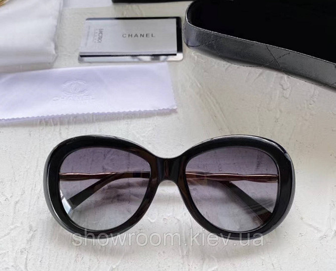 Женские солнцезащитные очки Ch (5429) black Lux Киев - изображение 2