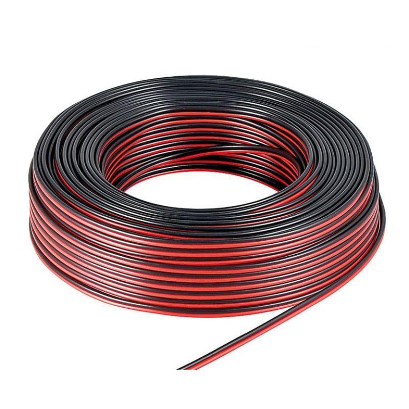 Кабель питания, алюминиево-медный, 2х0,5мм.кв., красно-чёрный, Sound Star Полтава - изображение 1