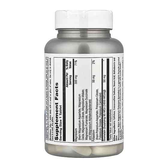 Магний калий бромелайн KAL Magnesium Potassium Bromelain 60 таб Киев