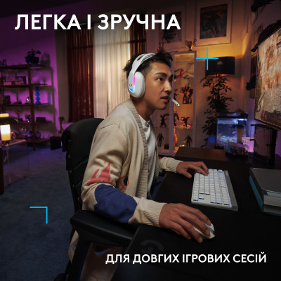 Навушники Logitech G522 Lightspeed Wireless Gaming Headset White (981-001550) Вінниця - фото 8