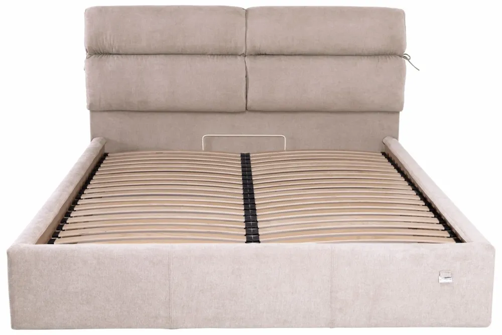 Кровать Двуспальная Edinburgh Comfort 180 х 190 см Мисти Mocco С подъемным механизмом и нишей для белья Мокко Киев - изображение 1