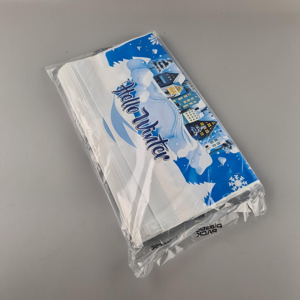 Пакет с петлевой ручкой  (38*34) Н.Год 