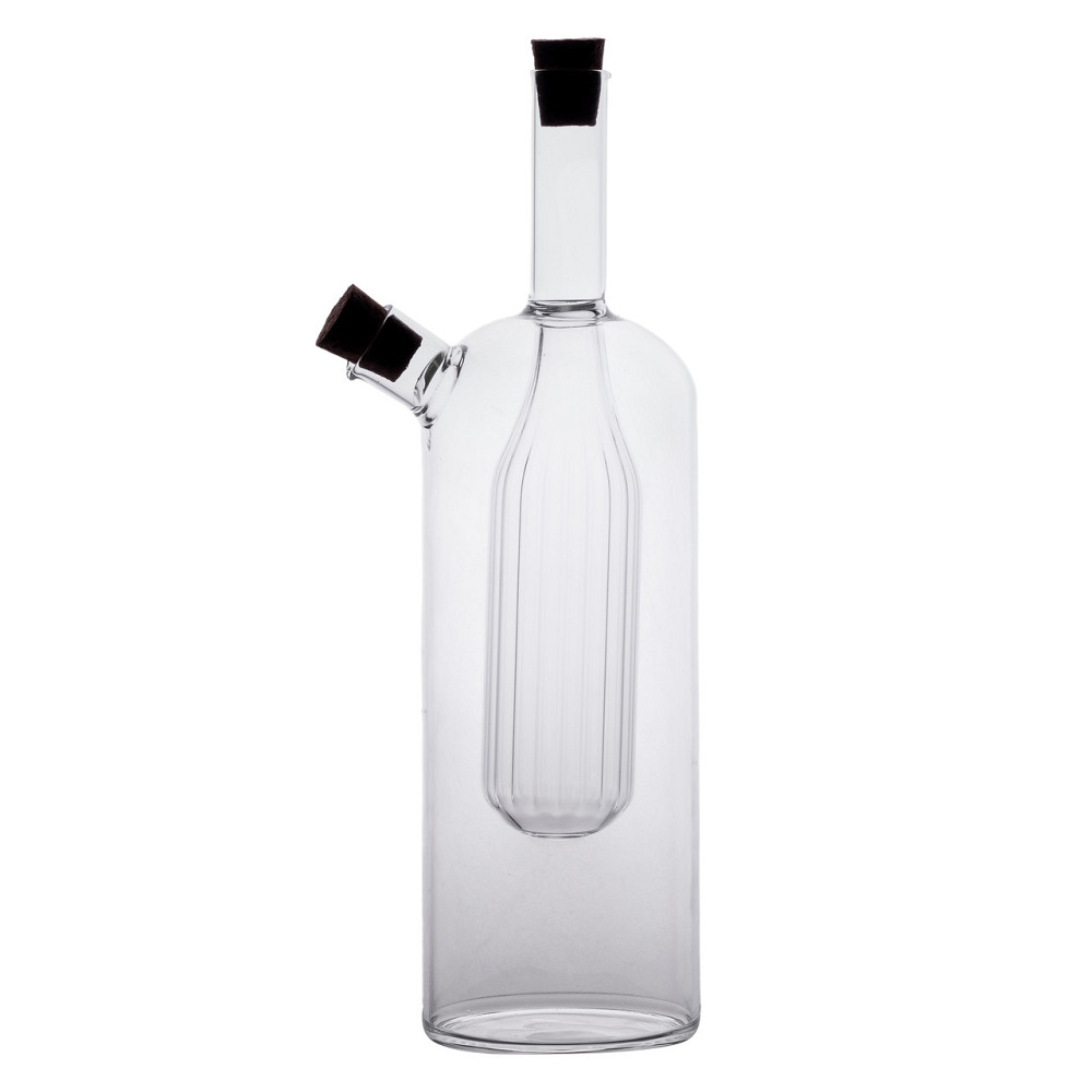 Yiwu Скляна пляшка подвійна для олії та оцту 2в1 500 мл HP-34-13 Коломия - фото 4