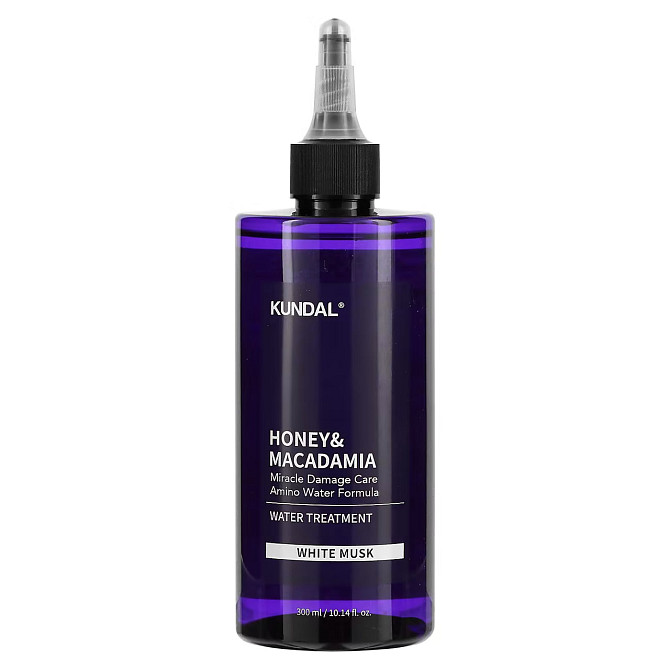Маска-кондиционер с медом и маслом макадамии Honey & Macadamia Miracle Damage Care Water Treatment White Kundal 300 мл Киев - изображение 1