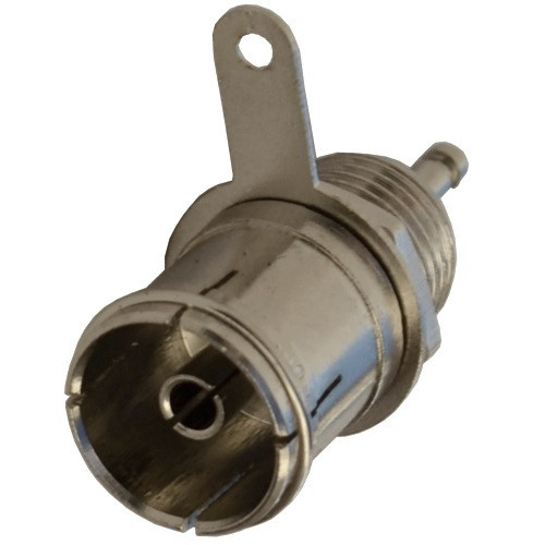 Гнездо антенное ТВ, монтажное, корпус металл Полтава - изображение 1