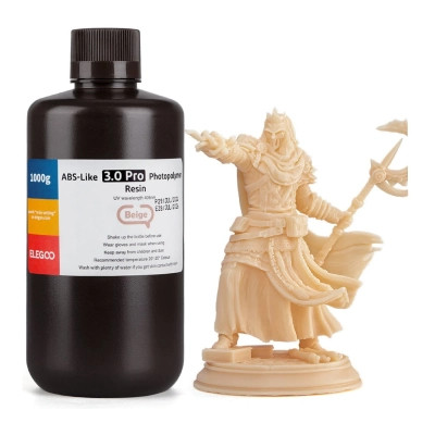 Фотополімерна смола ELEGOO Resin, ABS-like 3.0 1кг, beige (50.103.0195) Вінниця - фото 1