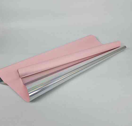 Плівка флориста перлинна для квітів (55) (h660) Голограма No 5 Рожевий (1 шт.) Харків