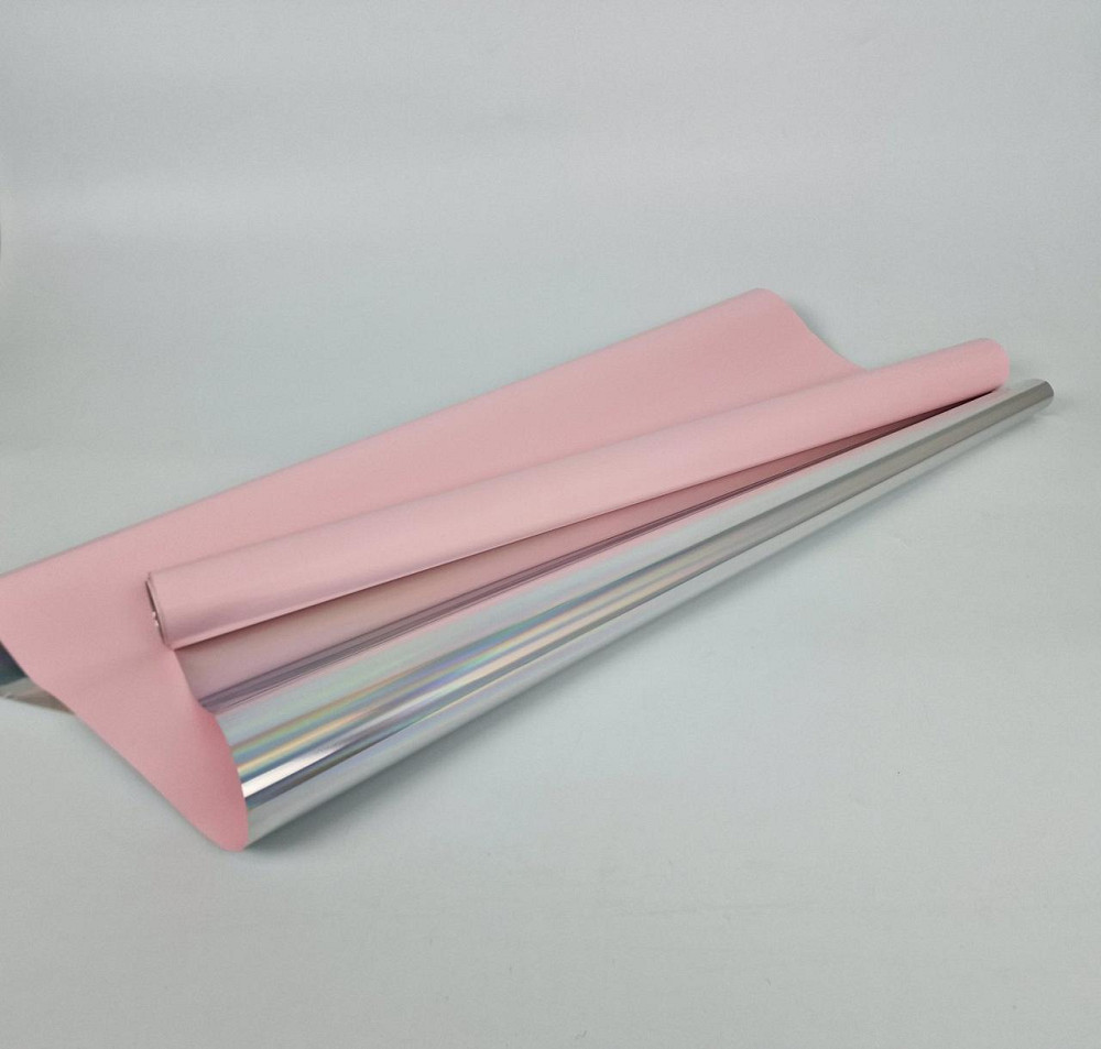 Плівка флориста перлинна для квітів (55) (h660) Голограма No 5 Рожевий (1 шт.) Харків - фото 1