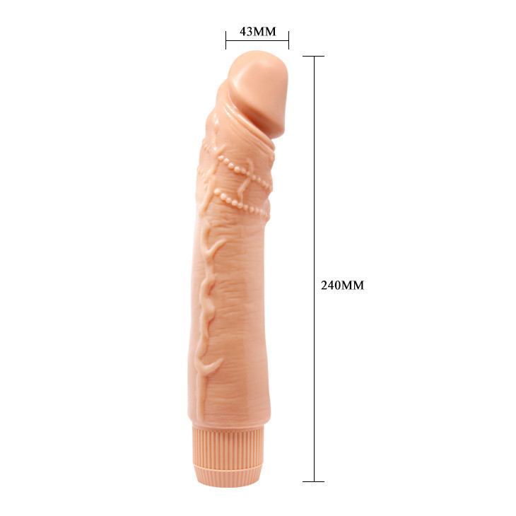 Вібратор - Barbara Dybbuk Vibrator 9,5" Flesh Sex Aura Київ - фото 6