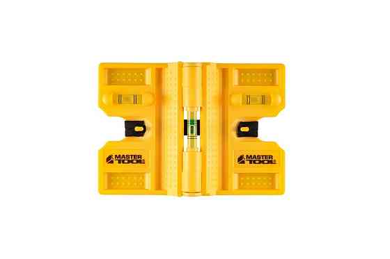 MASTERTOOL Рівень кутовий складаний MASTERTOOL POSTPOS з шарніром 90°-180° 3 капсули 4 магніти Коломия