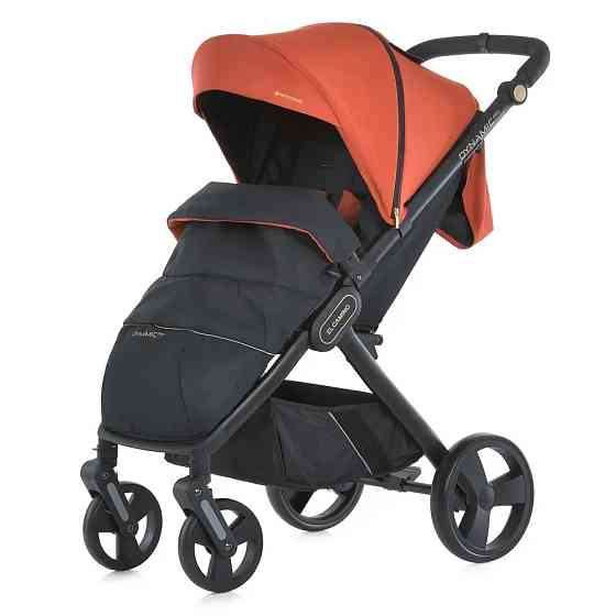Коляска дитяча EL CAMINO DYNAMIC PRO Redwood прогулянкова з чохлом та дощовиком Помаранчева (ME 1053-3) Чернігів
