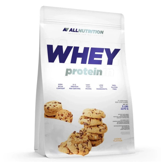 Сывороточный протеин (Whey Protein) Allnutrition, 2270 г Cookies Chocolate Київ - фото 1