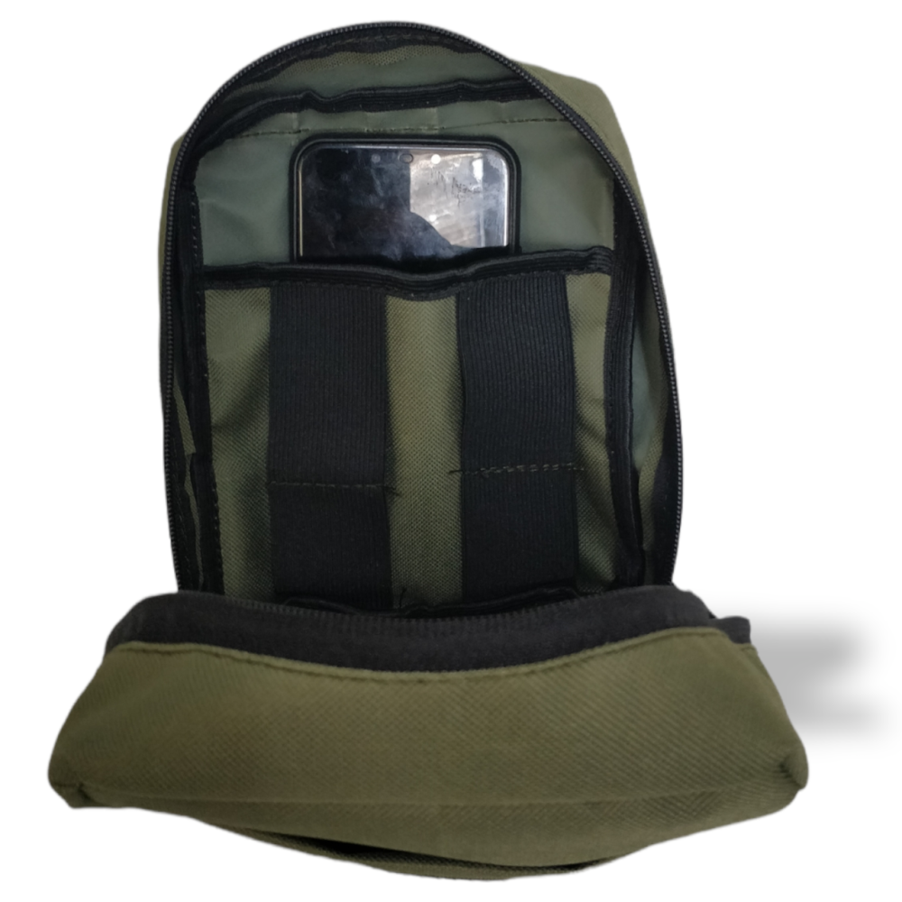 Підсумок універсальний на змійці олива хакі аптечка армійська на блискавці з кріпленням молі Одеса - фото 4