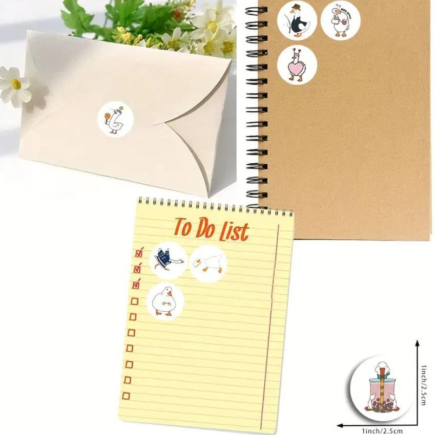 Набор наклеек (стикеров) Смешной Гусь (500 шт.), стикерпак Гусь Киев - изображение 3