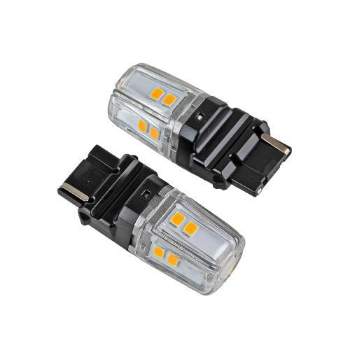 LED лампа PULSO 3156 W2.5x16q 12SMD-2835 9-36В 400лм AMBER габаритна 1 контакт Харків - фото 2
