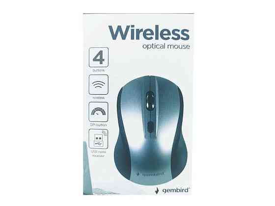 Мишка бездротова компютерна MUSW-4B-02-BS ТМ Gembird Киев