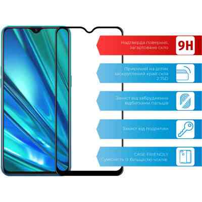 Скло захисне ACCLAB Full Glue Realme 5 Pro (1283126508394) Вінниця