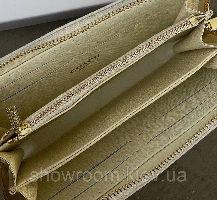 Брендовый женский кошелек на молнии Coach (1377-4) Киев - изображение 3