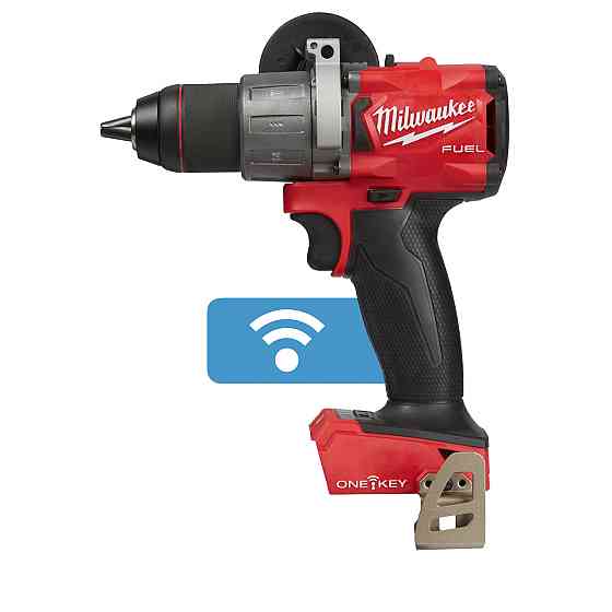 Дрель-шуруповерт аккумуляторный бесщеточный ударный MILWAUKEE M18 ONEPD2-0X, 135Нм (клипса для ремня, боковая ручка, HD кейс) Одесса