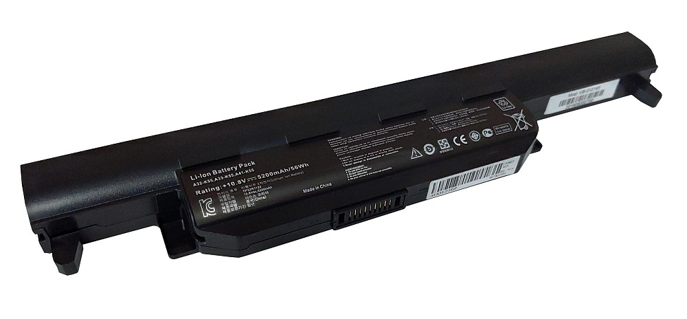 Аккумулятор для ноутбука Asus A32-K55 K55 10.8V Black 5200mAh OEM Винница - изображение 1