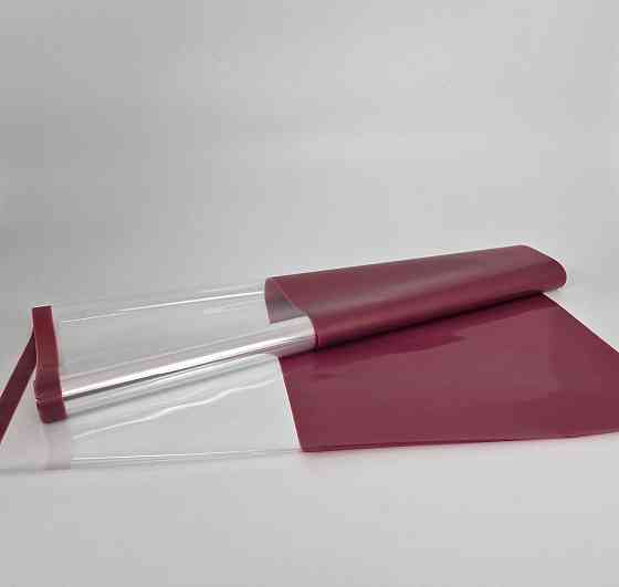 Плівка для квітів Кайма Рулон 10 м Тонування з облямівкою (17) (h700) No16 Темно-вишневий (1 шт.) Харків