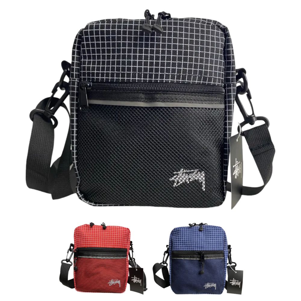Сумка через плече Stussy 20x16x6 чорний Запоріжжя - фото 1