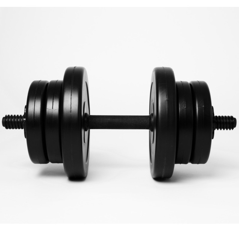 Гантель розбірна 10,5 кг складальна бітумна для дому домашня Київ - фото 2