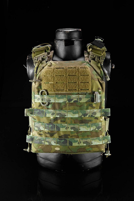 Тактична плитоноска жилет із швидким скиданням Cordura 1000D з IRR обробкою (без плит) Мультикам Вінниця - фото 6