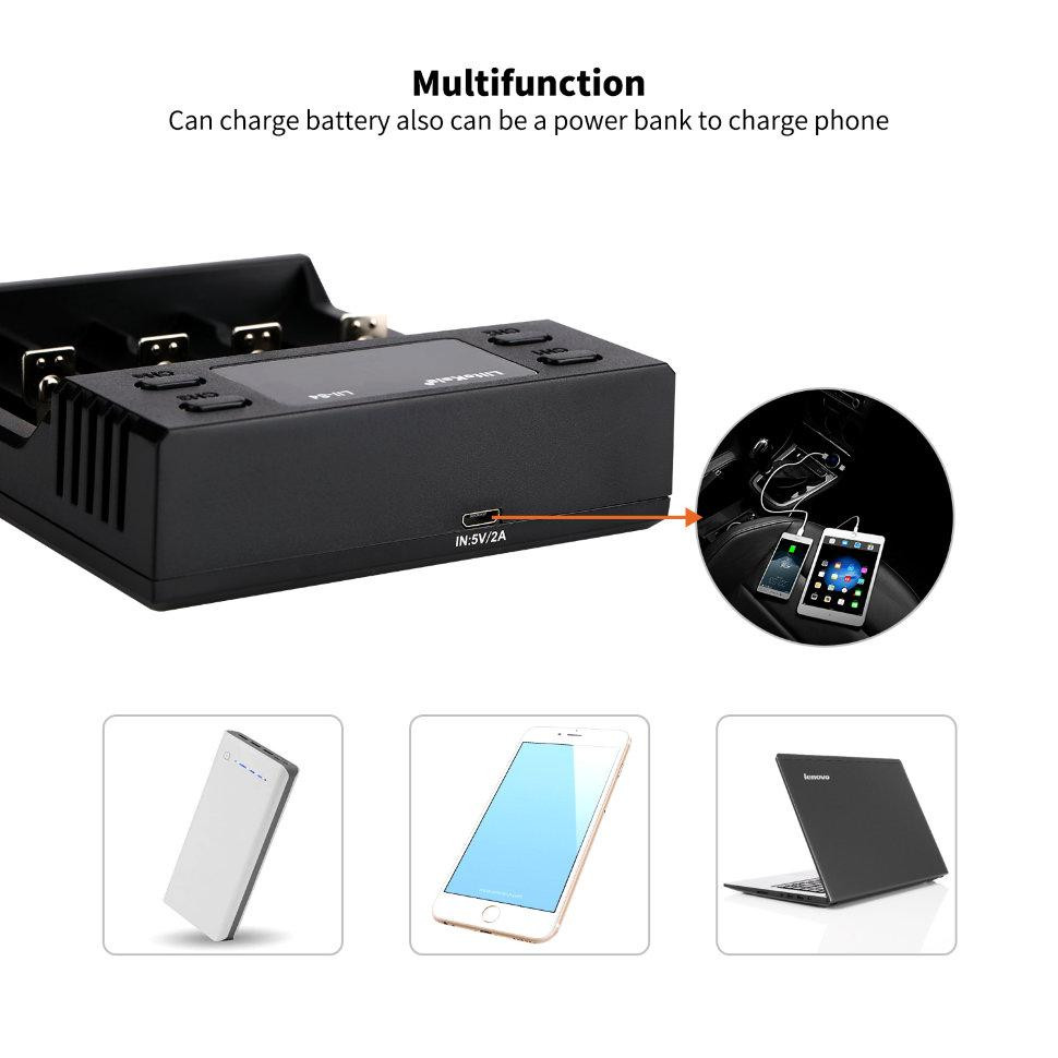 Зарядное устройство Liitokala Lii-S4, 4 канала, Ni-Mh/Li-ion/LiFePo4, USB, LCD, Box Киев - изображение 10