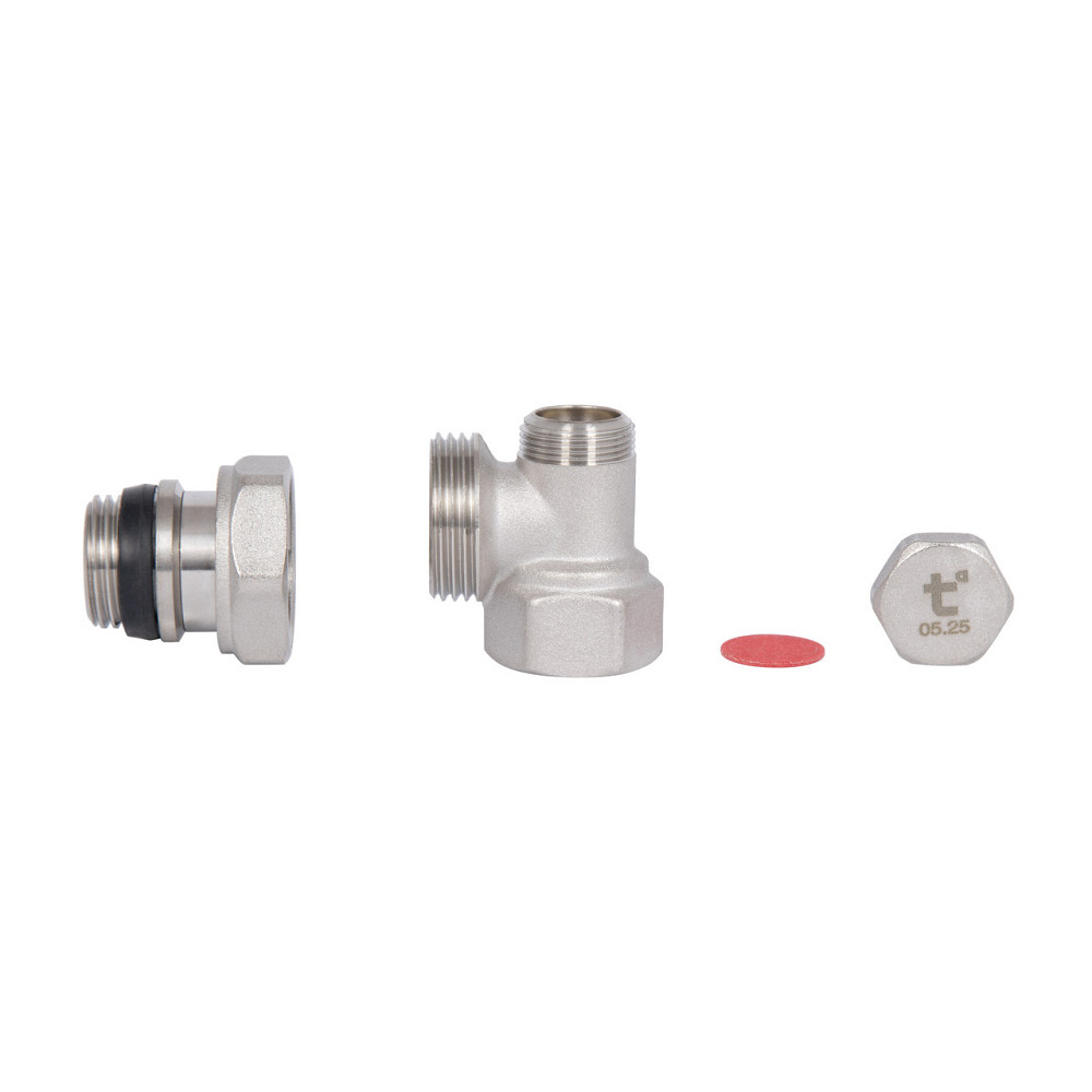 Термостатичний набір Thermo Alliance Standart кутовий 1/2" TAS352W15 Київ - фото 5