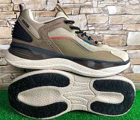 Мужские  кожаные демисезонные кроссовки BaaS,производство Польши Киев