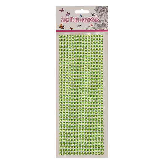 Наклейки декоративные XY-004(Green) на планшетке 504 шт Винница