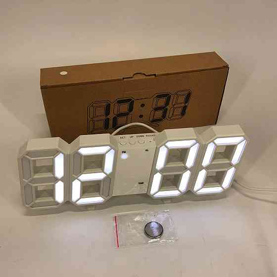 Настольные часы со светодиодным дисплеем, Настольные часы led на батарейках Лед IV-51 Киев