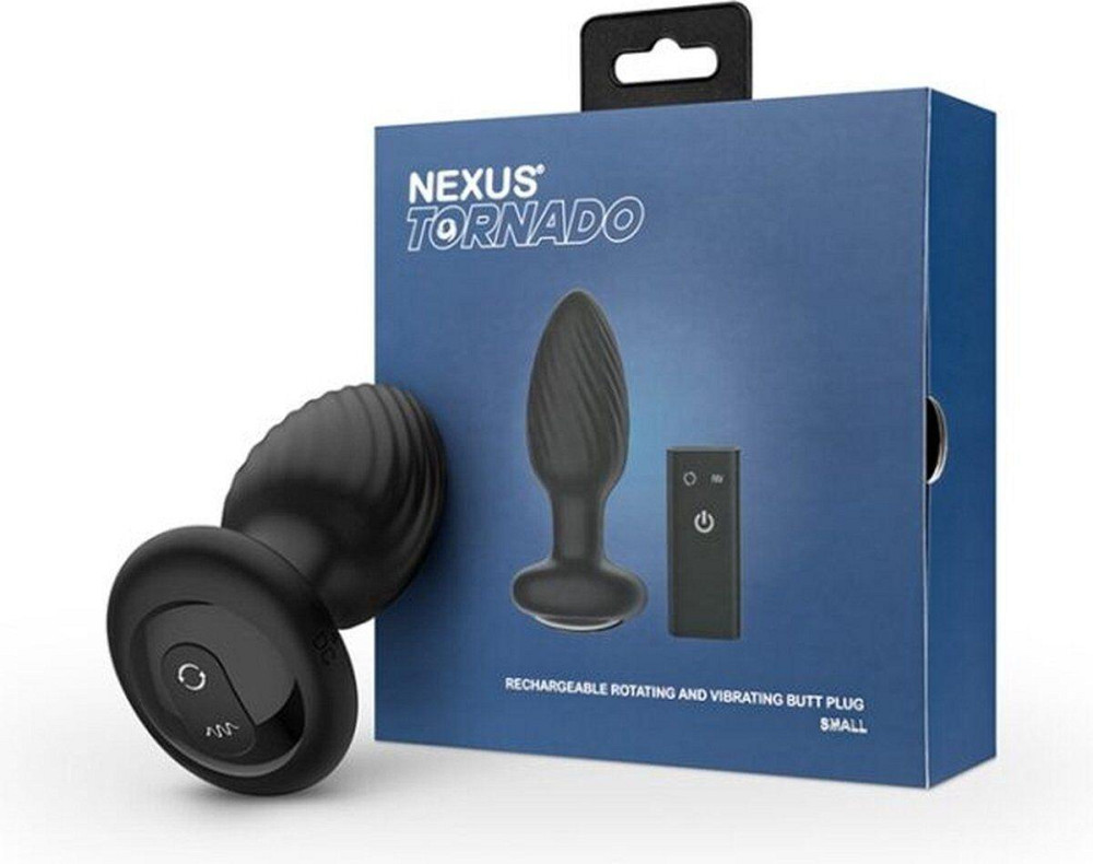 Анальна пробка Nexus TORNADO Small, ротація+вібрація, пульт ДК Sex Aura Київ - фото 6