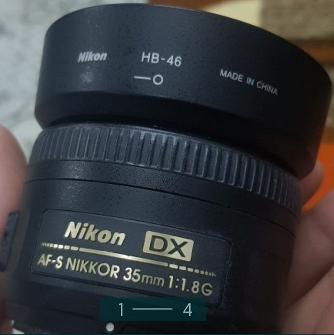 Об'єктив: Автофокусний NIKKOR 35 1.8G на NIKON. Харків - фото 2