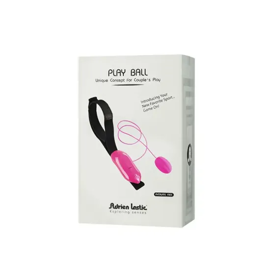 Виброяйце Adrien Lastic Playball для стимуляції точки А, з турборежимом, кріплення до ноги Львів