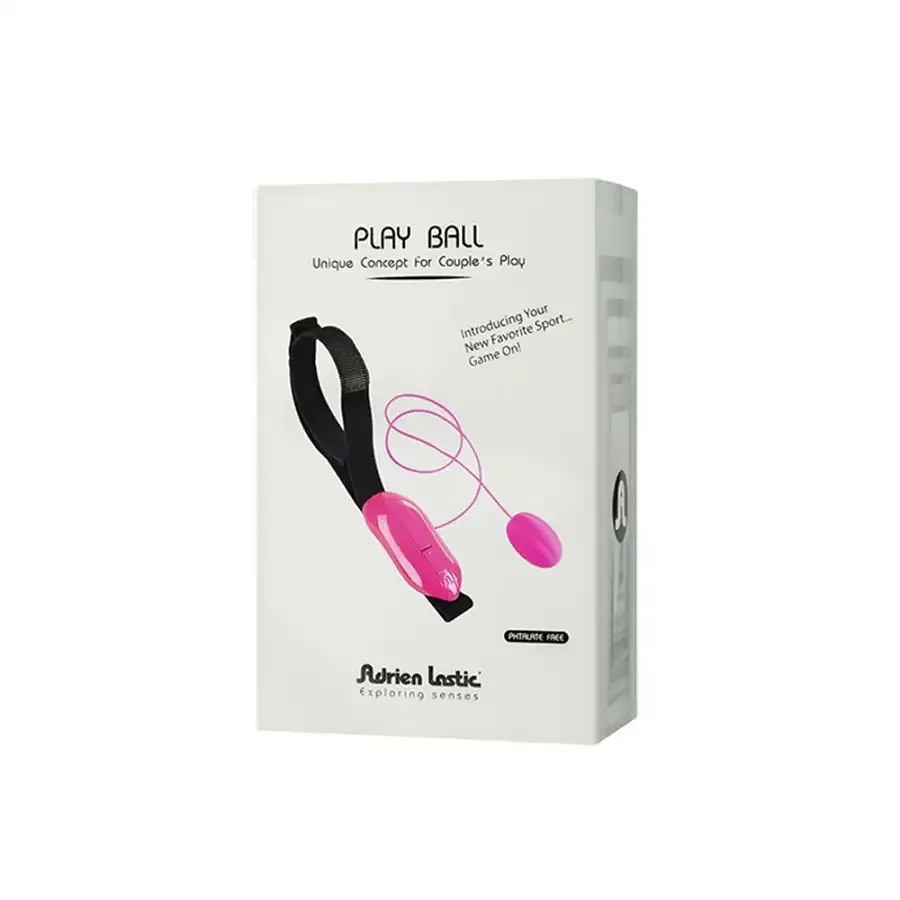 Виброяйце Adrien Lastic Playball для стимуляції точки А, з турборежимом, кріплення до ноги Львів - фото 5