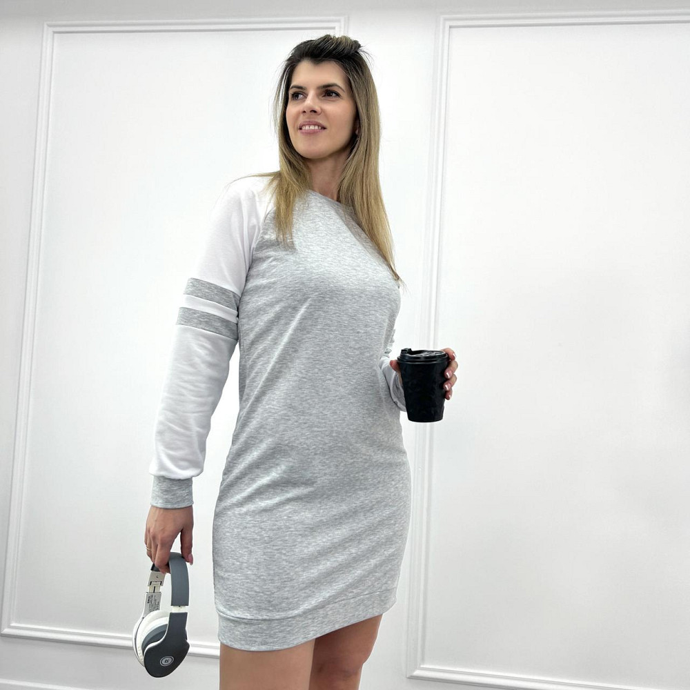 Спортивна сукня з двонитки "Sesilia" оптом | Батал Київ - фото 1