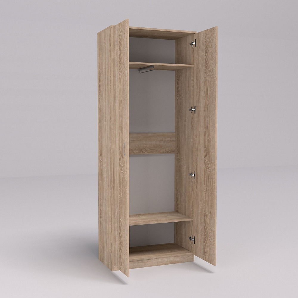 Шкаф офисный ОШ-2, Дуб Сонома, 800/420/2100 Львов - изображение 2