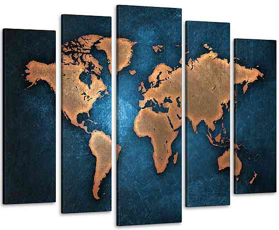 Модульна картина Карта Світу Art-133_5 Київ