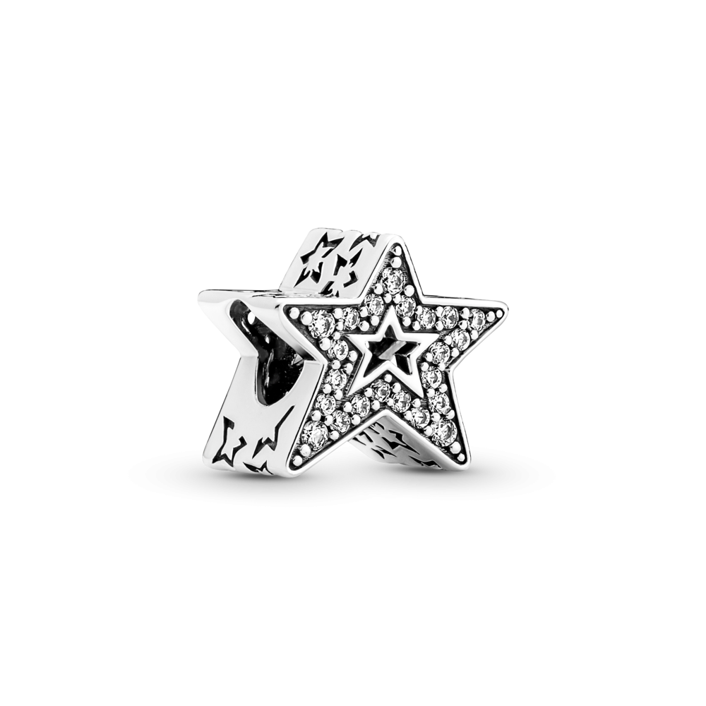 Серебряный шарм Пандора  